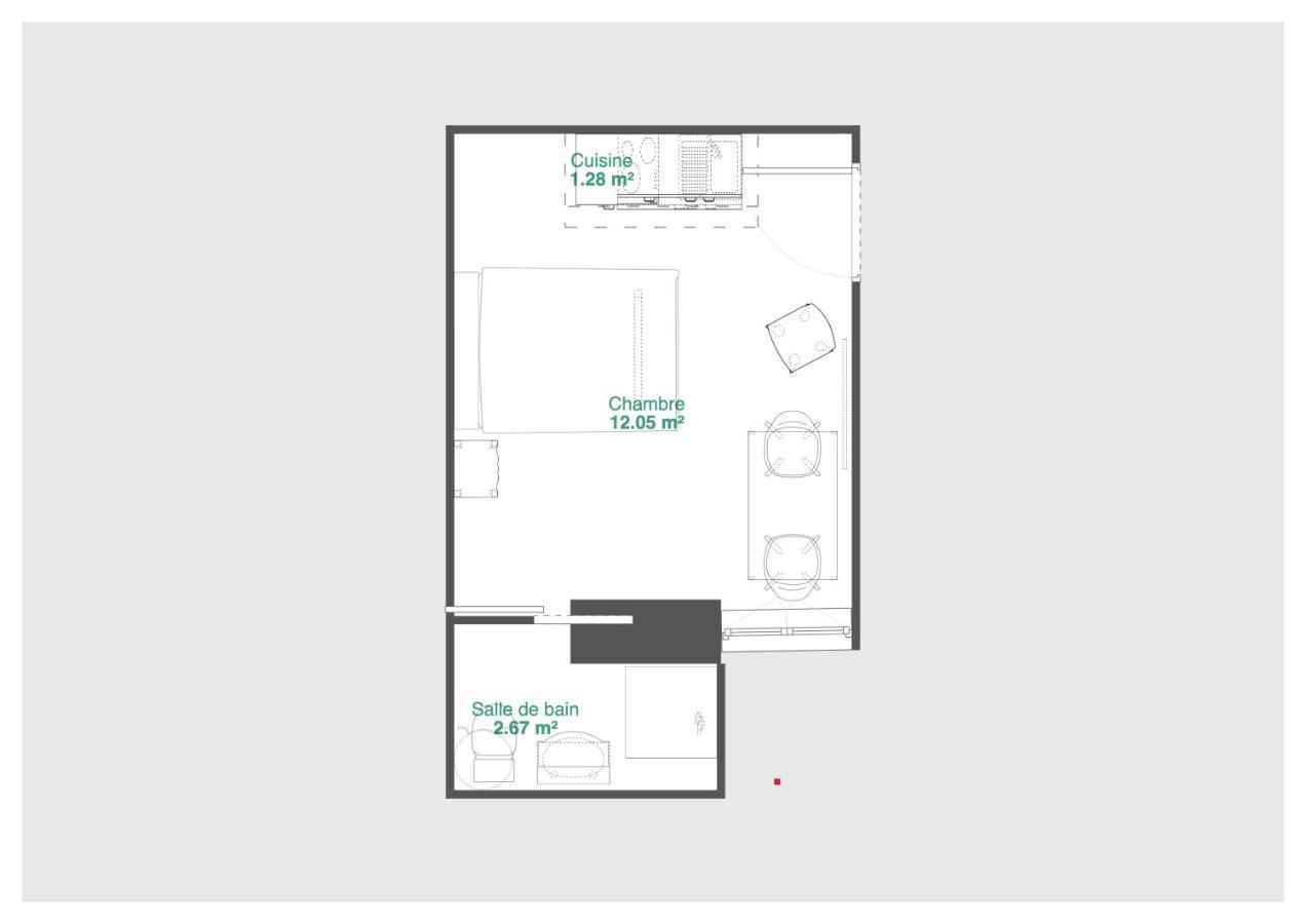 Apartament Studio Calme, Lumineux, Wifi, 1.5 Km Du Front De Mer Saint-Nazaire  Zewnętrze zdjęcie